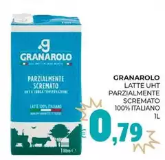 Granarolo - Latte UHT Parzialmente Scremato 100% Italiano Granarolo - Latte UHT Parzialmente Scremato 100% Italiano