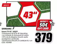 Samsung - Smart Tv 43" 43Q7F Samsung - Smart Tv 43" 43Q7F