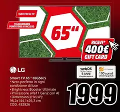LG - Smart Tv 65" 65S6LS