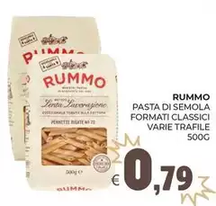 Rummo - Pasta Di Semola Formati Classici Varie Trafile Rummo - Pasta Di Semola Formati Classici Varie Trafile