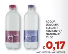 Dolomia - Acqua Elegant Frizzante/Naturale Dolomia - Acqua Elegant Frizzante/Naturale