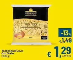 Scelta oro - Tagliolini All'Uovo Scelta oro - Tagliolini All'Uovo