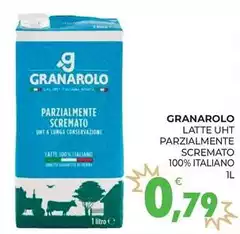 Granarolo - Latte UHT Parzialmente Scremato 100% Italiano Granarolo - Latte UHT Parzialmente Scremato 100% Italiano