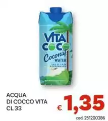 Acqua Di Cocco Vita Acqua Di Cocco Vita
