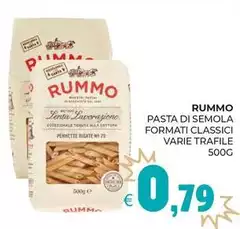Rummo - Pasta Di Semola Formati Classici Varie Trafile Rummo - Pasta Di Semola Formati Classici Varie Trafile