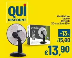 Joyteck - Ventilatore Tavolo Joyteck - Ventilatore Tavolo