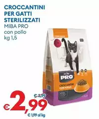 Miba Pro - Croccantini Per Gatti Sterilizzati Miba Pro - Croccantini Per Gatti Sterilizzati