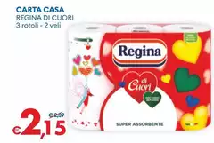 Regina - Carta Casa Di Cuori