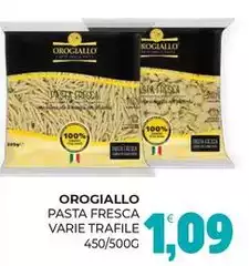 Orogiallo - Pasta Fresca Varie Trafile Orogiallo - Pasta Fresca Varie Trafile