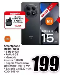 Xiaomi - Redmi Note 15 5g 6+128 Xiaomi - Redmi Note 15 5g 6+128