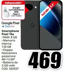 Indesit - Google Pixel + Gemini Smartphone Pixel 10a