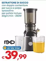 Mxd - Estrattore Di Succo Mxd - Estrattore Di Succo