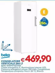Beko - Congelatore Verticale 286 Lt Beko - Congelatore Verticale 286 Lt