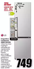 LG - Frigorifero Combinato GBB72GCMB LG - Frigorifero Combinato GBB72GCMB