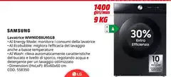 Samsung - Lavatrice WW90DBBU956B Samsung - Lavatrice WW90DBBU956B