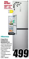 Hisense - Frigorifero Combinato Rb390N4Cc0 Hisense - Frigorifero Combinato Rb390N4Cc0