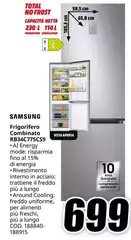 Samsung - Frigorifero Combinato Rb38vc77cs9 Samsung - Frigorifero Combinato Rb38vc77cs9