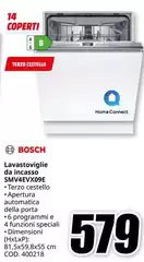 Bosch - Serie 6 SMV4EV00AE Lavastoviglie Da Incasso 14 Coperti B Bosch - Serie 6 SMV4EV00AE Lavastoviglie Da Incasso 14 Coperti B