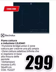 Electrolux - Piano Cottura A Induzione LIL63441 Electrolux - Piano Cottura A Induzione LIL63441