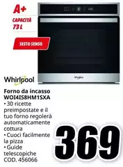 Whirlpool - Forno Da Incasso WO41S8HM11SXA Whirlpool - Forno Da Incasso WO41S8HM11SXA