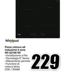 Whirlpool - WWS Q2160 NE piano cottura Nero, Argento Nero, Argento Nero, Argento Nero, Argento Nero, Argento Nero, Blu Whirlpool - WWS Q2160 NE piano cottura Nero, Argento Nero, Argento Nero, Argento Nero, Argento Nero, Argento Nero, Blu