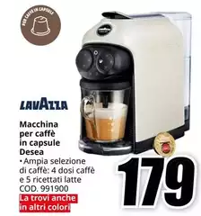Lavazza - Macchina Per Caffè In Capsule Desea Lavazza - Macchina Per Caffè In Capsule Desea