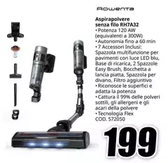Rowenta - Aspirapolvere Senza Filo RH7A32