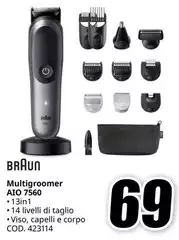 Braun - Multigroomer AIO 7500 Braun - Multigroomer AIO 7500