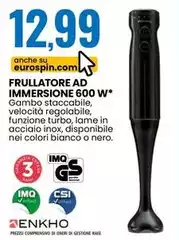 Frullatore Ad Immersione 600 W