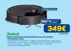 iRobot - Robot Aspirapolvere Roomba Plus 405 Combo + Autowash Dock iRobot - Robot Aspirapolvere Roomba Plus 405 Combo + Autowash Dock