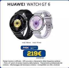 Huawei - Watch Gt 6 Huawei - Watch Gt 6