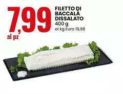 Filetto Di Baccalà Dissalato Filetto Di Baccalà Dissalato