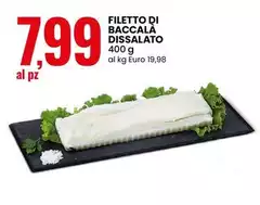 Filetto Di Baccalà Dissalato Filetto Di Baccalà Dissalato