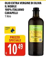 Carapelli - Olio Extra Vergine Di Oliva Il Nobile 100% Italiano