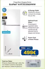 Samsung - Frigorifero Con Congelatore Argento Samsung - Frigorifero Con Congelatore Argento