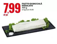 Filetto Di Baccalà Dissalato Filetto Di Baccalà Dissalato