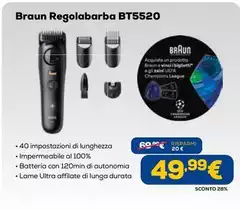 Braun - Regolabarba Bt5520 Braun - Regolabarba Bt5520