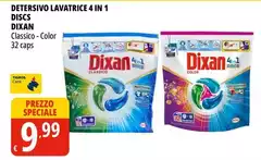 Dixan - Detersivo Lavatrice 4 In 1 Discs Dixan - Detersivo Lavatrice 4 In 1 Discs