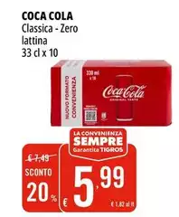 Coca Cola - Classica - Zero Lattina Coca Cola - Classica - Zero Lattina
