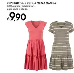Copricostume Donna Mezza Manica Copricostume Donna Mezza Manica