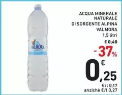 Valmora - Acqua Minerale Naturale Di Sorgente Valmora - Acqua Minerale Naturale Di Sorgente