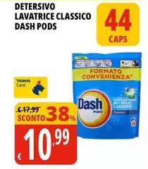 Dash - Detersivo Lavatrice Classico Pods Dash - Detersivo Lavatrice Classico Pods