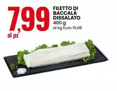Filetto Di Baccalà Dissalato Filetto Di Baccalà Dissalato