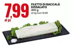 Filetto Di Baccalà Dissalato Filetto Di Baccalà Dissalato