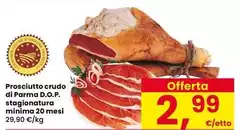 Prosciutto Crudo Di Parma D.O.P. Stagionatura Minima 20 Mesi Prosciutto Crudo Di Parma D.O.P. Stagionatura Minima 20 Mesi