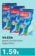Vileda - Guanti Comfort Extra Taglia S/m/l