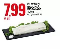 Filetto Di Baccalà Dissalato Filetto Di Baccalà Dissalato