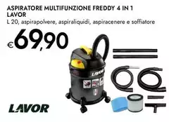 Lavor - Aspiratore Multifunzione Freddy 4 In 1