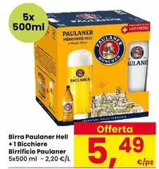 Paulaner - Birra + 1 Bicchiere Birrificio Paulaner - Birra + 1 Bicchiere Birrificio