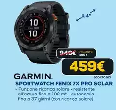 Garmin - Sportwatch Fenix 7X Pro Solar Garmin - Sportwatch Fenix 7X Pro Solar